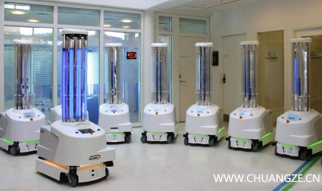 UVD紫外线消毒机器人进入医院对抗冠状病毒